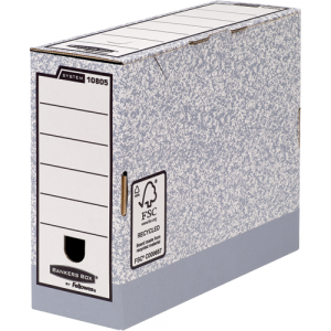 Bankers Box® System škatla za dokumente (100 mm, siva)